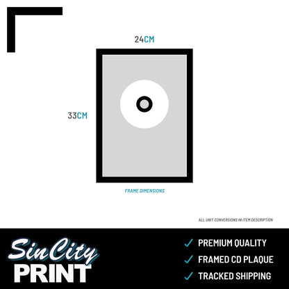 DRAKE 'NOTHING WAS THE SAME' FRAMED CD ALBUM PLAQUE