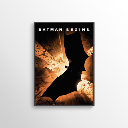 BATMAN BEGINS MOVIE FILM POSTER PRINT